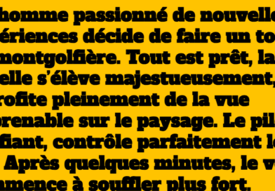 Le voyage en montgolfière