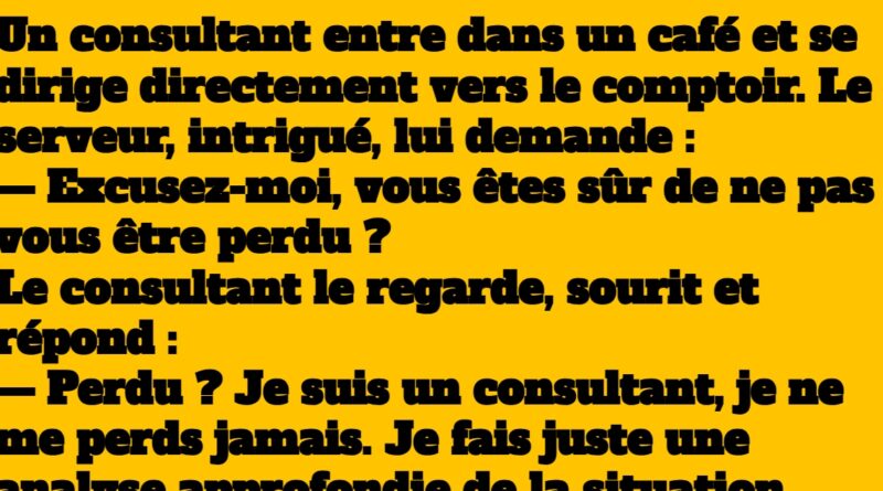 blague les consultants