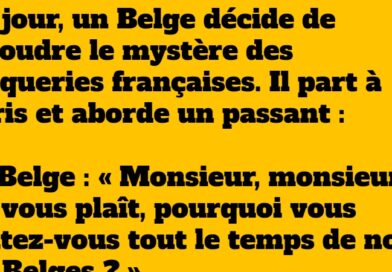 blague un belge curieux