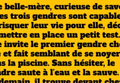 Une belle-mère met ses gendres à l’épreuve : Une blague hilarante