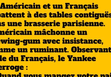 Une histoire humoristique Franco-Américaine 