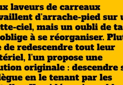 Quand les laveurs de carreaux font preuve de créativité