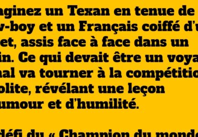 Quand un crachat de « Champion du Monde » déclenche une réponse cinglante