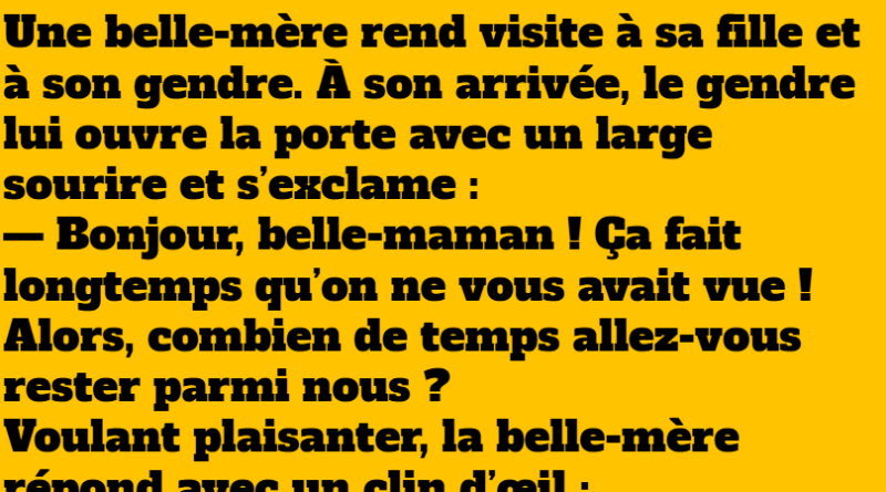 blague belle maman