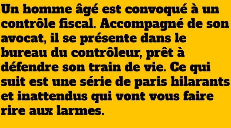 blague contrôle fiscal