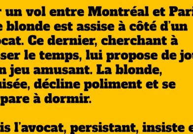 L’avocat et la blonde : une histoire drôle et inattendue en avion