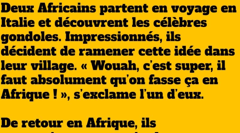 blague deux africains