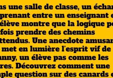 Une répartie cinglante : Quand Johnny renverse les rôles en classe