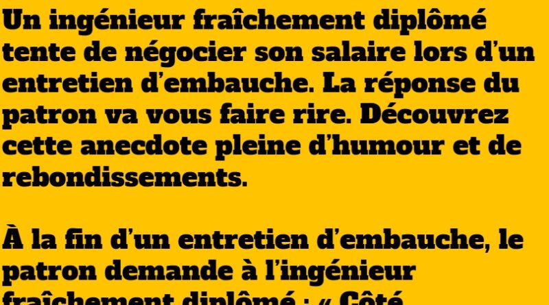 blague un ingénieur